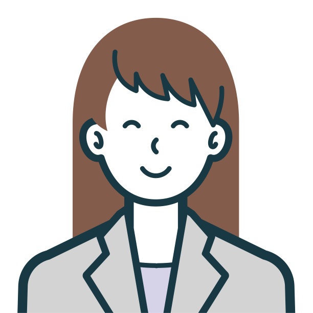 微笑的女商人半身照图片下载