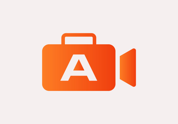 字母a代表电影和录像的标志图片下载