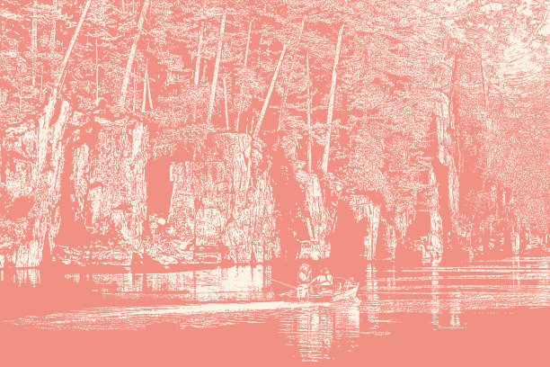 从船上从淡水中捕鱼的渔民图片下载