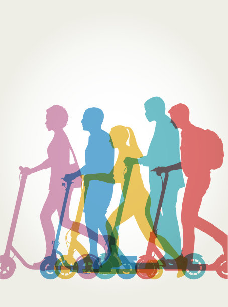 电动滑板车或电动滑板车图片下载