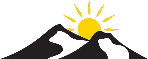 山地平面设计模板孤立图片下载