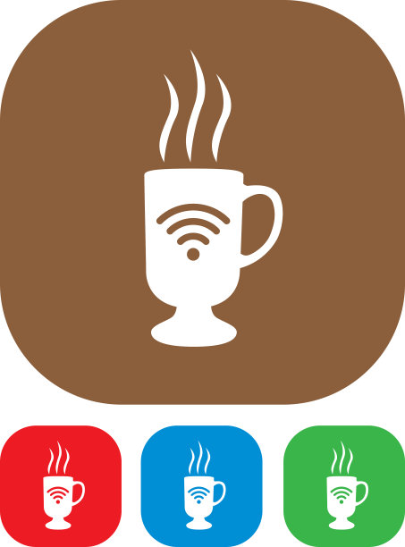 WiFi咖啡图标D图片下载