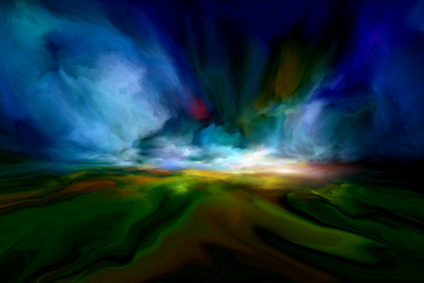 朦胧的夜景观图片下载