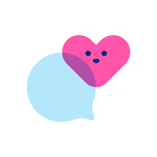 语音泡泡上的心形图片下载