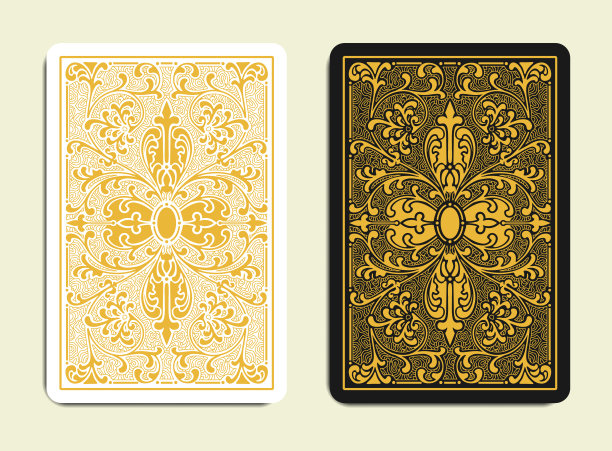 扑克牌的反面——扑克牌图案向量的反面反面图片下载