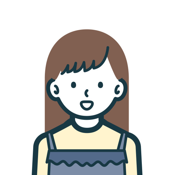 微笑女孩的胸围照图片下载