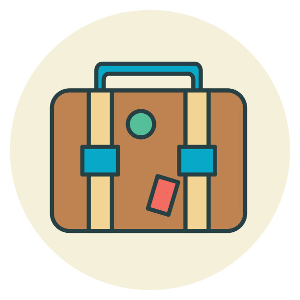 旅行箱细线图标-旅行图片下载