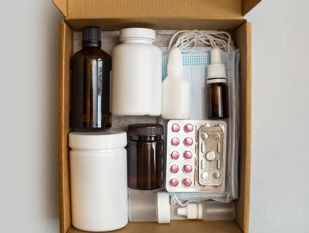 药盒子特写。图片下载