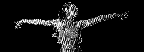 西班牙女子拉丁舞图片下载