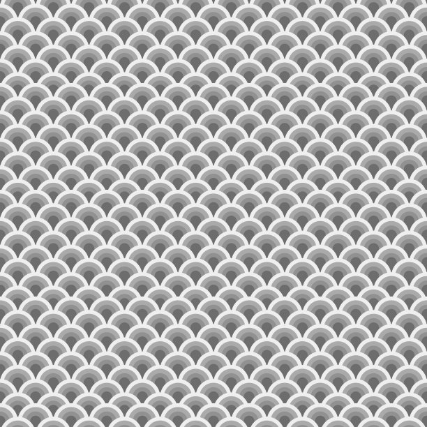 中式无缝圆形抽象波浪纹样图片下载