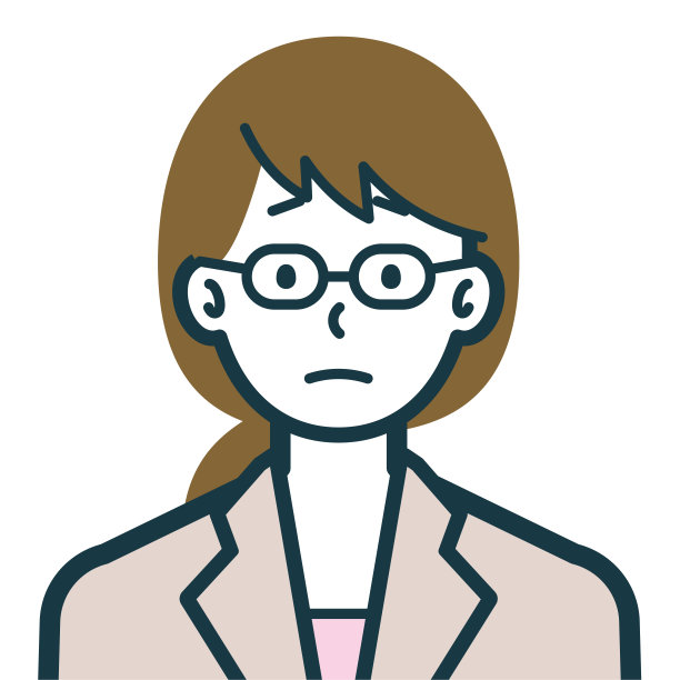 一脸焦虑的女商人的胸围照片图片下载