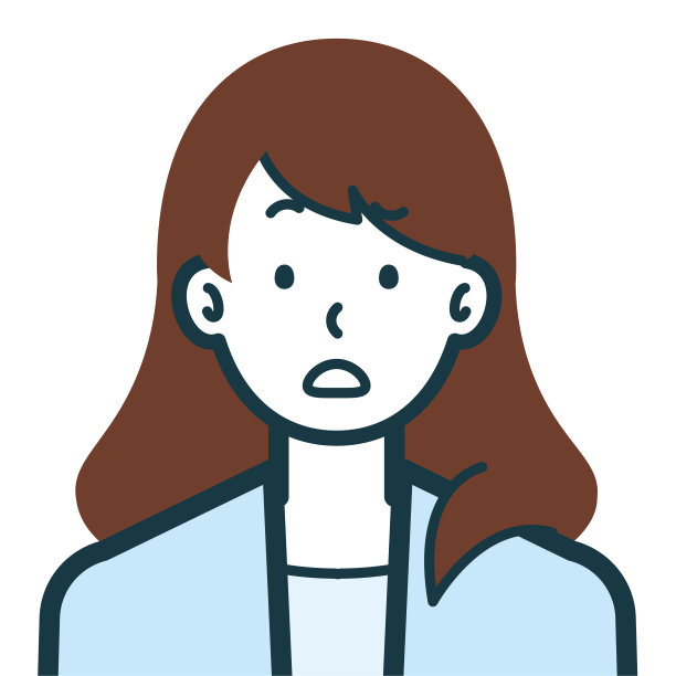 一个困惑的女商人的半身像图片下载