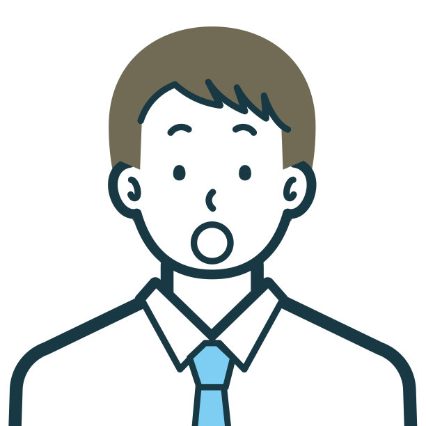 一个吃惊的商人的半身像图片下载