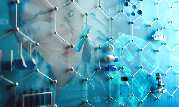 医药研发概念背景。图片下载