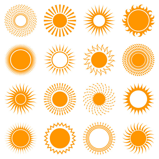 太阳图标图片下载