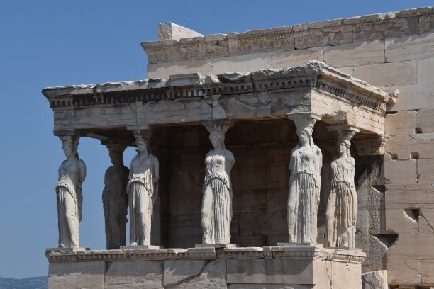 希腊雅典的埃瑞希提翁神庙图片下载