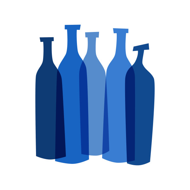 酒瓶鲜艳的颜色图片下载