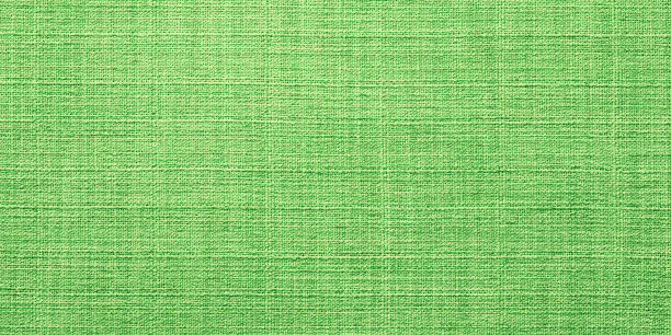 亚麻织物纹理，绿色帆布为背景图片下载