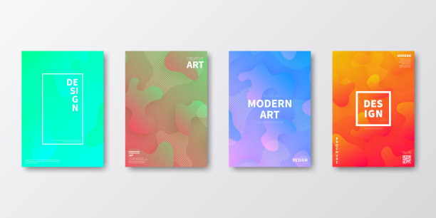 宣传册模板布局，封面设计，商业年度报告，传单，杂志图片下载