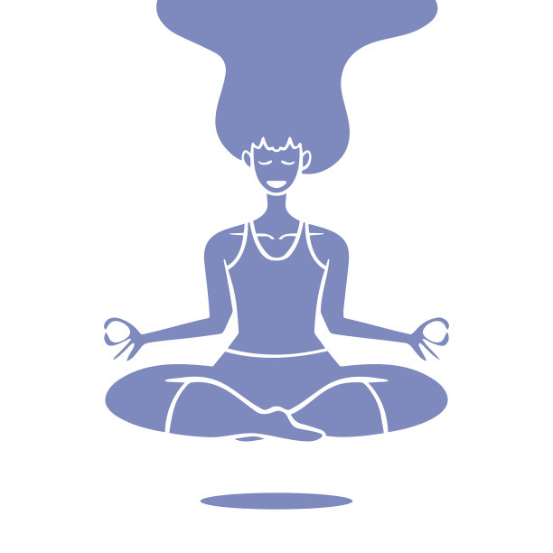 年轻的成年女子练习瑜伽插图图片下载