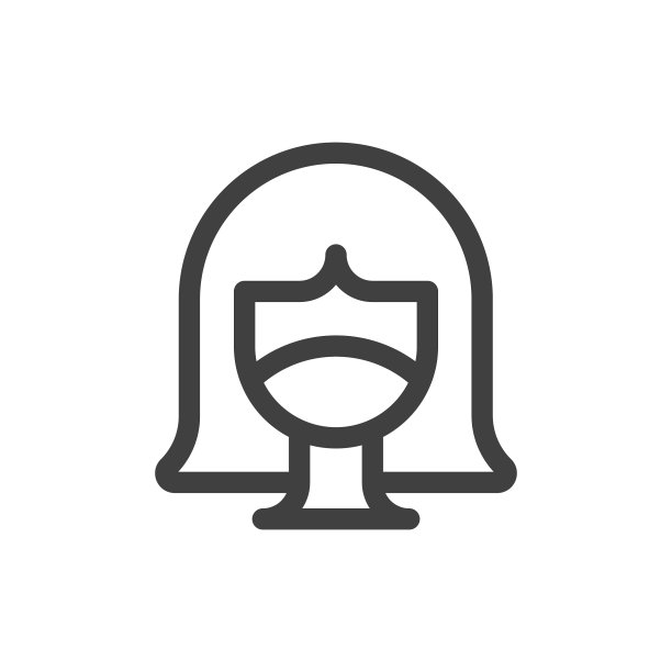 医生与口罩，保健和医疗，妇女，阿凡达线矢量图标在白色背景。可编辑的中风。像素完美。移动和网络。轮廓矢量图形。图片下载