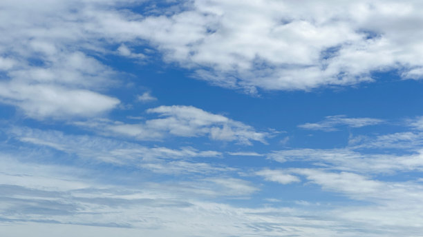 蓝天背景配白云图片下载