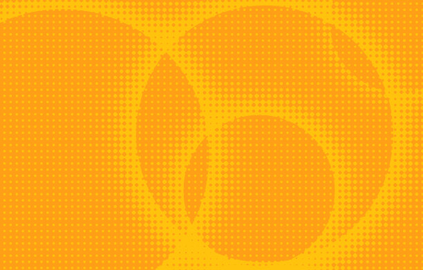 未来的抽象背景与发光的圆圈图片下载