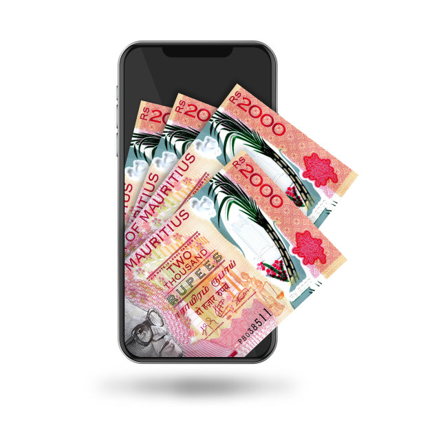 三维插图毛里塔尼亚乌古尼亚笔记在手机内图片下载