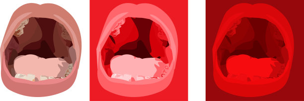 一位老妇人在医生诊所露嘴图片下载