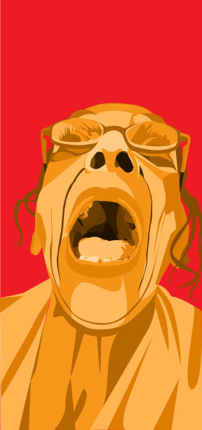 一位老妇人在医生诊所露嘴图片下载