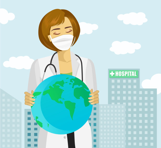 在全球范围内Covid-19大流行期间精疲力竭的医护医生图片下载