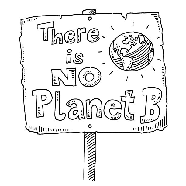 气候变化抗议标语图片下载