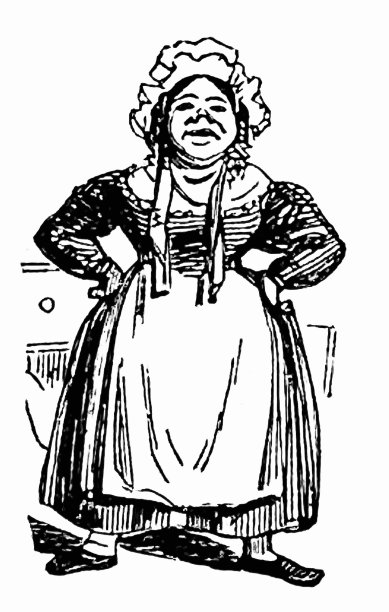 年长的，精力充沛的妇女与兜帽站和手在臀部，看着观众图片下载