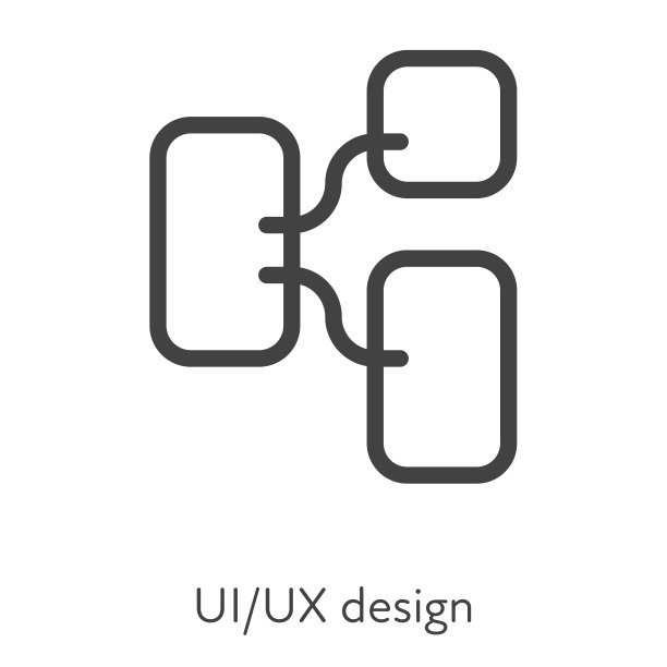 轮廓风格的ui图标硬技能收集。技术和商业。矢量黑色线性图标说明。UI和UX设计开发符号孤立在白色背景上。设计元素图片下载