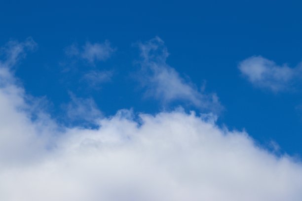 正午天空中的白云图片下载