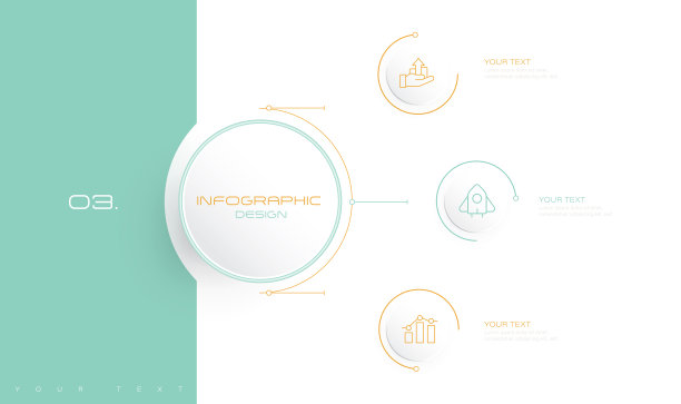 圆形步骤信息图表模板设计股票插图建议，构建结构股票插图。
图标，宣传册，建筑结构，业务图片下载