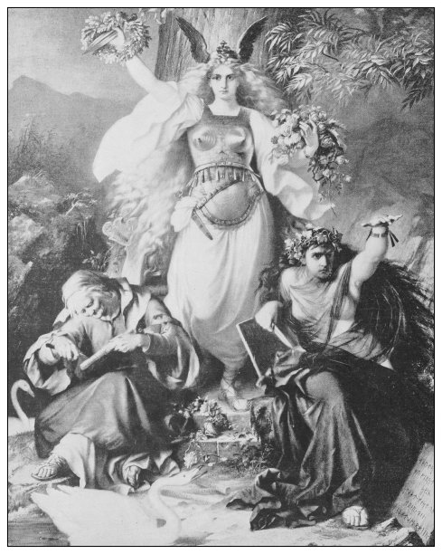 19世纪著名古董画:艾伦堡的命运图片下载