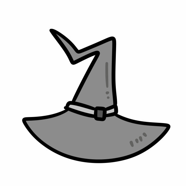 女巫帽卡通图片下载