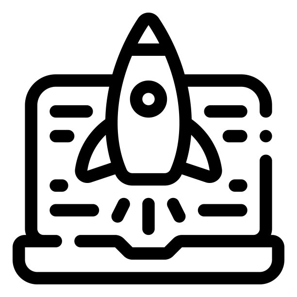 SEO图标：数字营销概念轮廓图标图片下载