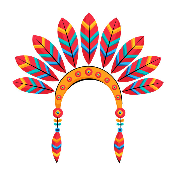 羽毛头饰图片下载