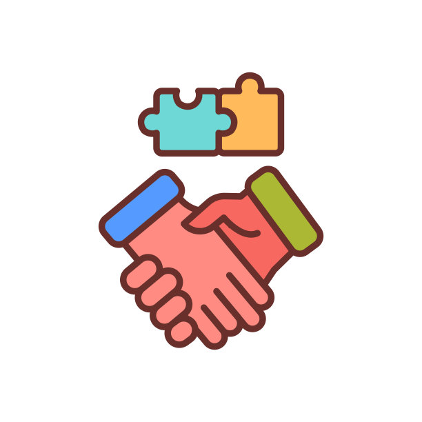 伙伴关系图标在矢量。标识图片下载