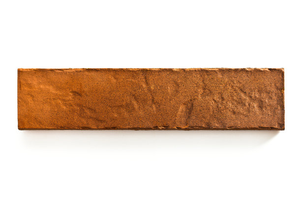 白色背景上孤立的红色瓷砖图片下载