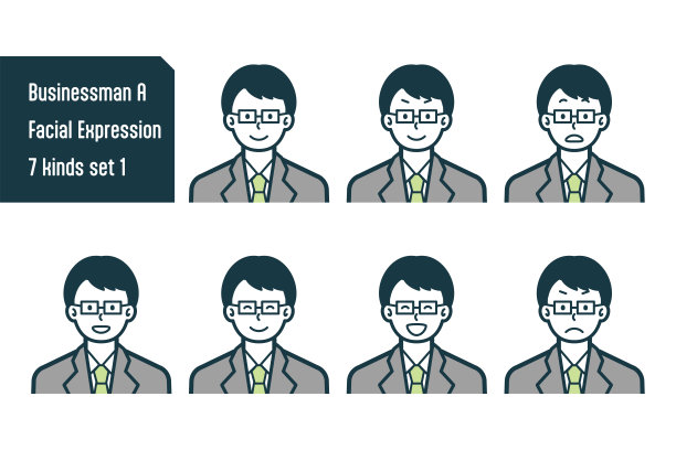 商人半身像七件套号1图片下载