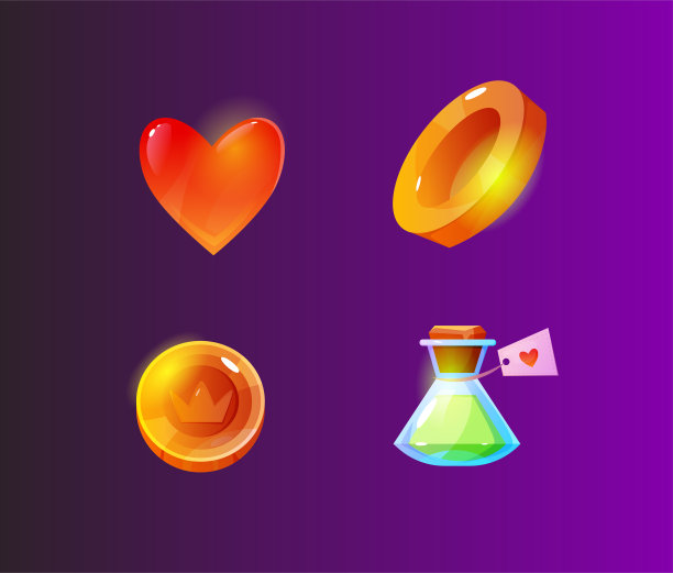 游戏图标集合向量图片下载