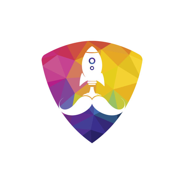 胡子火箭标志设计模板图片下载