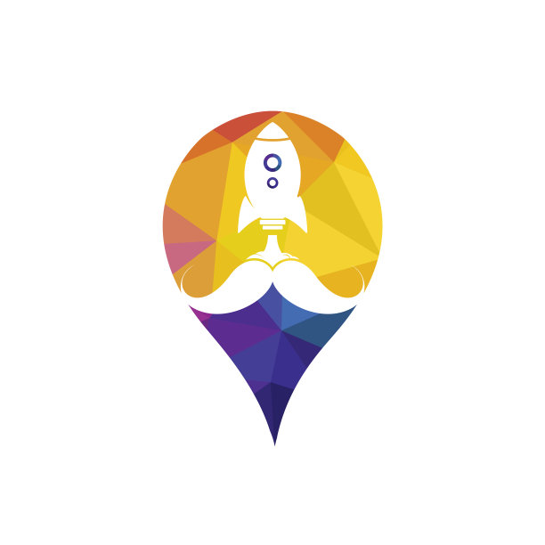 胡子火箭标志设计模板图片下载