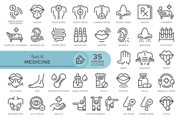 Set ICONS medicine 06图片下载