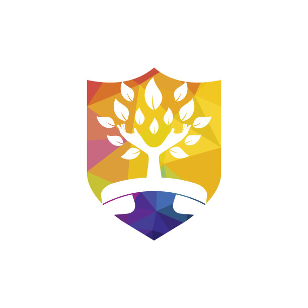 手机和手树图标标志设计模板图片下载