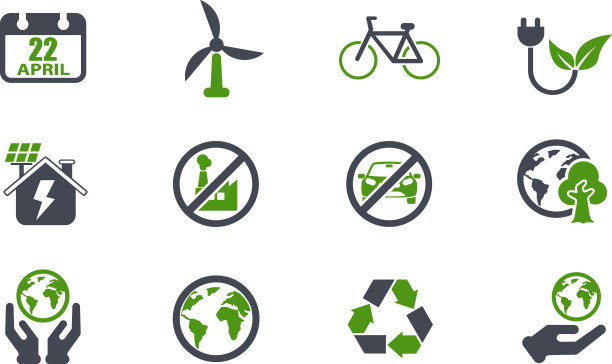 地球日的简单图标图片下载