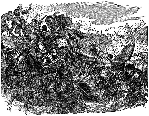 查理二世从伍斯特战役中逃跑，英格兰——17世纪图片下载